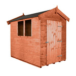 7x5 Classic Apex Shed, Door Gable Right